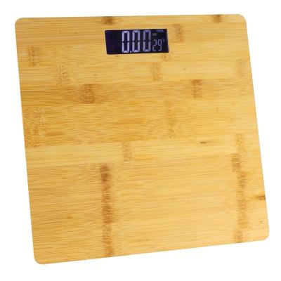 China WITH LID Mini Digital Bamboo Type Bathroom High Quality Personal Body Use Household Scale for sale