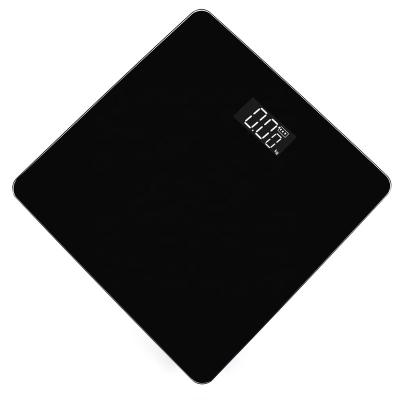 China With Cheap Price Black Tray Scale And White Body Tempered Glass 180kgs/396lbs Digital Bathroom Scale for sale