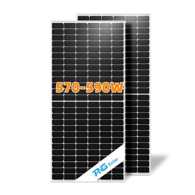 China High Power 570/580/590w 10BB Solar Panel System Solar Panel Jinko Longi JA Solar Pump Power Plant/for Solar Power System for sale