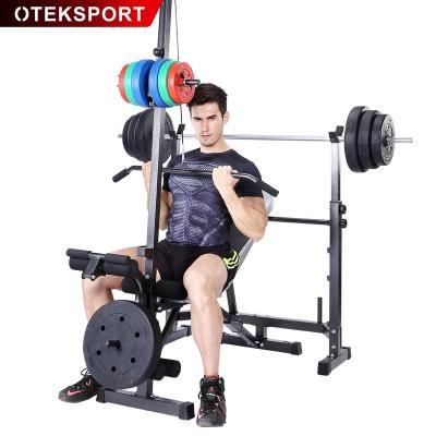 China 250kg/551lb Multi Adjustable Dumbbell Weight Bench Weight Lifting Press Bench For Flat Body Exercise Weight Bench Equipment for sale