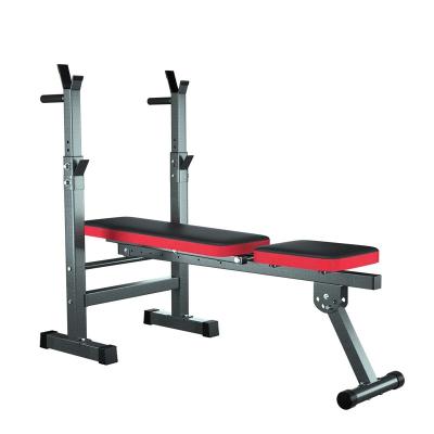 China Indoor Adjustable Horizontal Bar Weight Dumbbell Flat Bench Rack Weight Lifting Free Press Bench For Muscle Exercise Strength Training for sale