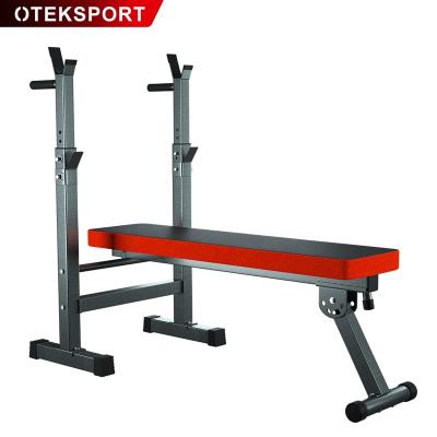 China Weightlifting Indoor Adjustable Press Bench For Muscle Exercise Strength Training Weight Dumbbell Flat Bench Free Stand for sale