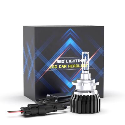 China Aviation 6063 Aluminum High Power Led Car Headlight V13 Car Led Headlight H11 H4 9006 Car H7 Led Headlights Sale Guangzhou for sale