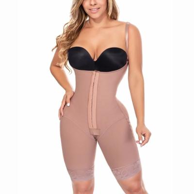 China Antibacterial Full Body Shaper Belts Waist Trainer Post Surgery Modeling Tape Colombian Control Shapewear Slimming Fajas Shaping Overalls for sale