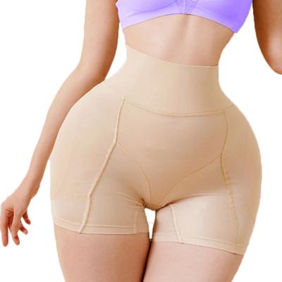 China Antibacterial Women Butt Lifter Hip Enhancer Shapewear Waist Thigh High Thigh Body Shaper Pad Removable Padded Seamless Seamless Panties for sale