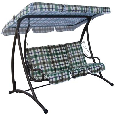 China Modern Patio 3 Seater Cushion Swing Chair for sale