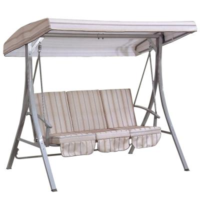 China Modern 3 Seat Porch and Outdoor Patio Swing Chair for sale