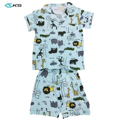 China Breathable Breathable Manufacturers Selling Lapel Nightgowns Sleepwear Pajamas Nightgowns Home Use Pajamas Printed Children's Pajamas For Children for sale