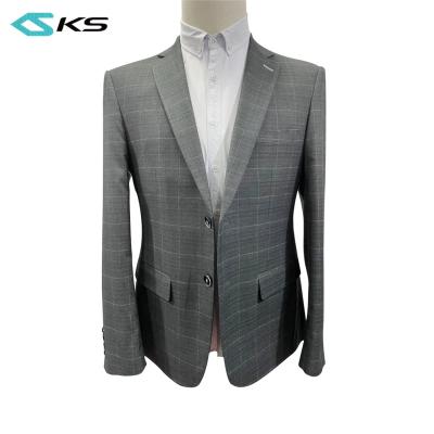 China 2022 New Fashion Men's Custom Wholesale Polyester Suits Jacket Style Anti-Wrinkle Professional Style for sale