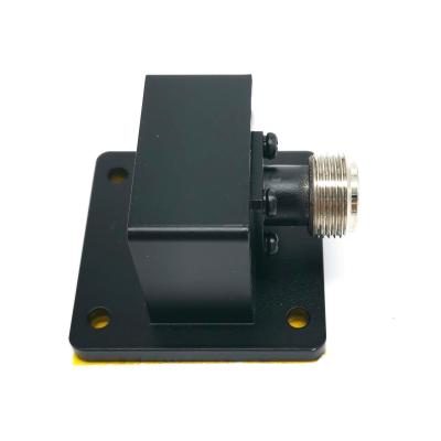 China Black Painted N-K Interface Waveguide To Coax Adapter Low VSWR for sale