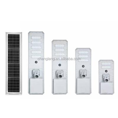 China Yihao Outdoor Residential All High Wattage IP65 All In One Solar Street Light for sale