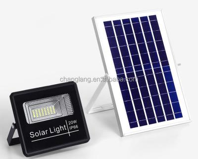 China ROAD 20W motion sensor outdoor flood solar gardenlight solarlighting LED lights for sale