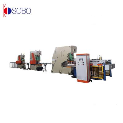 China China Food Factory Fully Automatic Aluminum Food Cans Bottom Lid Making Machine Production Line for sale