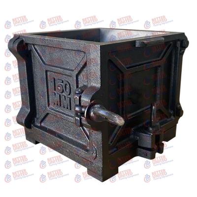 China Cast Iron Cube Mould 6kg 150mm Cube Mould Corrosion Resistance for sale