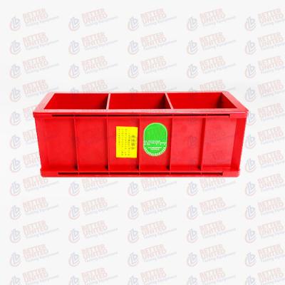 China 3 Gangs Glassfiber Reinforced Plastic Concrete Test Cube Mould 100mm 150mm for sale