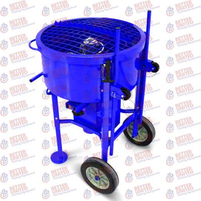 China EN 12390-2  Concrete Testing Machine  120L Pan Type Concrete Mixer for sale