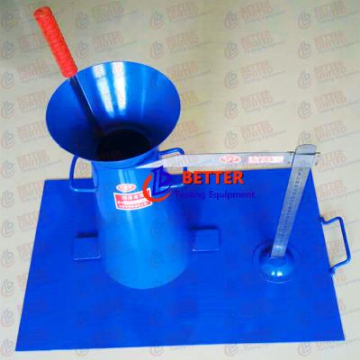 China Slump Cone Set Painted Steel Concrete Testing Equipment for sale