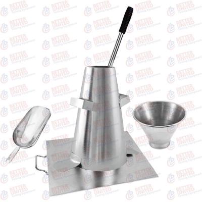 China Slump Cone Set Sprayed Steel Concrete Testing Equipment for sale