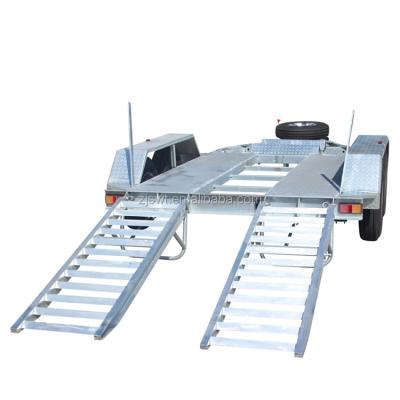 China Mini Car Trailer Excavator Loader Trailer 8x5ft GVW 3000KG for sale