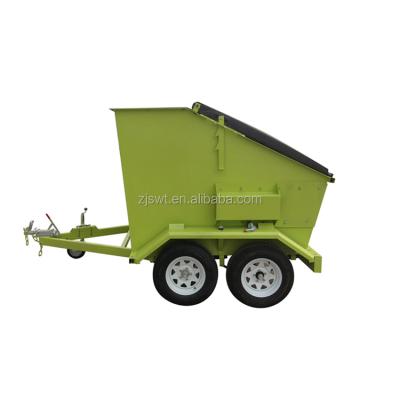 China Truck Trailer 4 Jump M3 Trash Trailer for sale