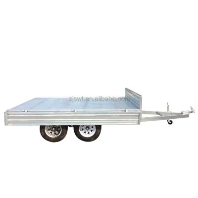 China Flat Top Car Trailer 12x7 Trailer for sale