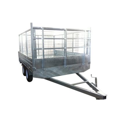 China Tandem Truck Trailer 14*7 Low Bed Trailer Imported From China for sale