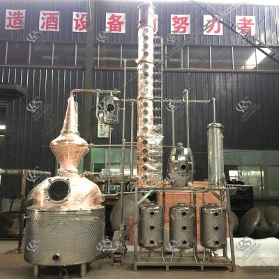 China Factory Latest Design 500L Gin Rum Distillery Set Equipment for sale