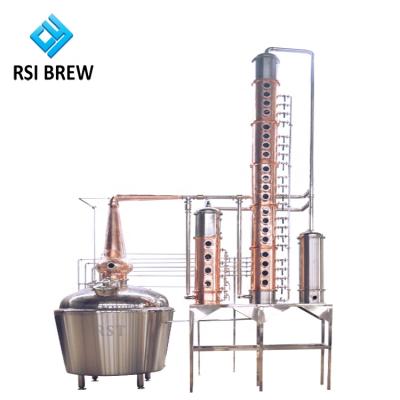 China Copper Distiller Moonshine Distillery Factory Alcohol Supplier for sale