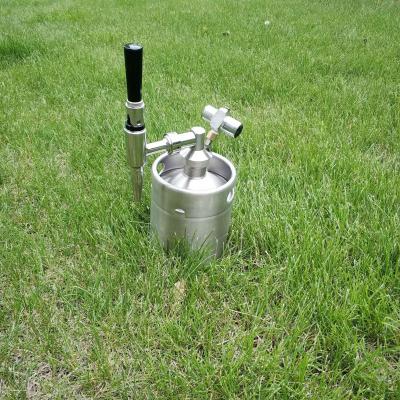 China 5L Mini Growler Nitro Coffee Keg Stainless Steel Beer Barrel Beer Spear Mini Keg Tap Water Dispenser for sale