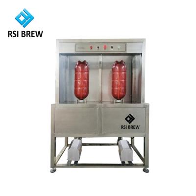 China By Beer Keg Stainless Steel Automatic Washing Machine Two Head Eclectic Hot Selling Washing Machine for sale