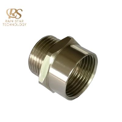 China Aluminum Factory Direct Hexagonal Stainless Steel Joint Male Threaded Joint for sale