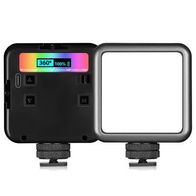 China Mini Dimmable Portable Photography Rechargeable mini RGB led camera photo and visual light lamp for sale