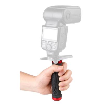 China Universal Conveninet DSLR Hand Grip Video Stabilizer For Flashlight Camera LED Light for sale