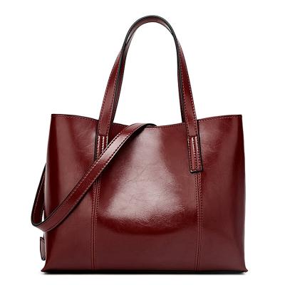 China Tote High Quality Burgundy Lady Bags Leather Body Cross Tote Bags For Women for sale