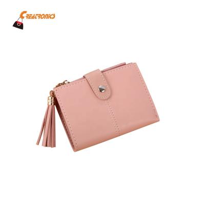 China Bangkok Small Wallet Fashion Tassel Design Leather Factory Handbags for sale