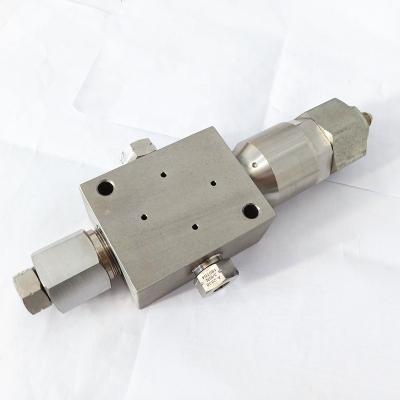 China 87k Waterjet Intensifier High Pressure Hose Fitting Purge Valve Assy 019309-1 For 87k Waterjet Intensifier for sale