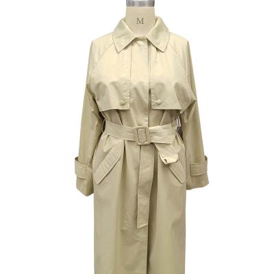 China 2022 New Ms. Sustainable Lady Printing Anorak Cross Trench Coat for sale