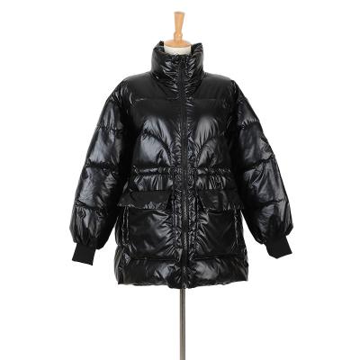 China New Waterproof Winter Jacket Women Padded Casual Parka With Stand Collar for sale