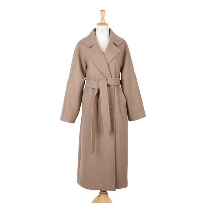 China Sustainable Women's Clothing Autumn Coat Wool Coats Women's Double Jacket for sale