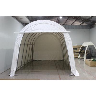 China For car parking 400*730*330cm Heavy Duty Carport with Removable Sidewalls & Doors Portable Car Garage for Backyand And Outdoor Camping for sale