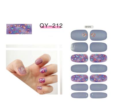 China Easy Apply 3D Beauty Personal Care Nail Care Hot Sale Fashion Nail Art Stickers Wraps for sale