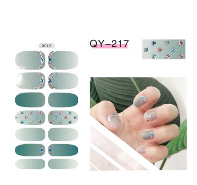 China Easy Apply 3D Beauty Personal Care Nail Care Hot Sale Fashion Nail Art Stickers Wraps for sale