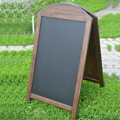 China Movable& A Frame Standable Board Double Side Walk Signs For Outdoor Use Note Advertising Blackboard For Outdoor Use for sale