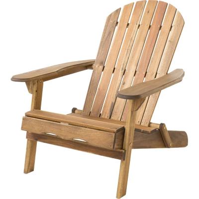 China Handcrafted Outdoor Folding Solid Wood Garden Chair Woking Folding Adirondack Chair for sale