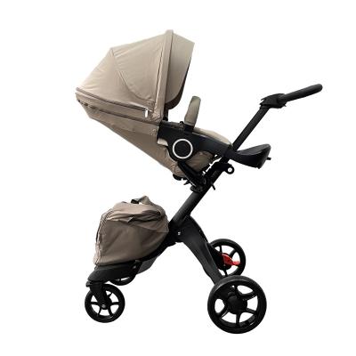 China EN1888 Foldable Stroller High-View Folding 3 in 1 Baby Pram Outdoor Moving Multifunctional Baby Stroller with Bassinet and Carseat for sale