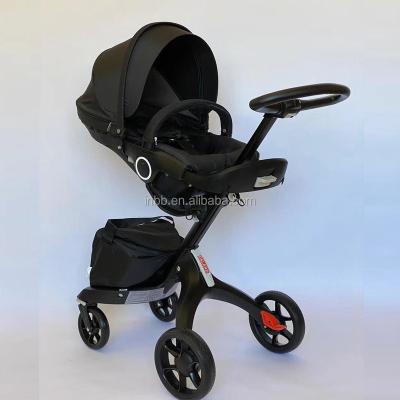 China European premium stroller view baby walker foldable top waterproof canpoy refine foldable 3 in 1 baby pram stroller for sale