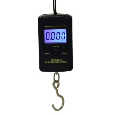 China With Scale Tray 40kg x 10g Mini Digital Scale for Fishing Luggage Travel Weighting Scale Hanging Hook Electronic Scale, Kitchen Weight Tool for sale