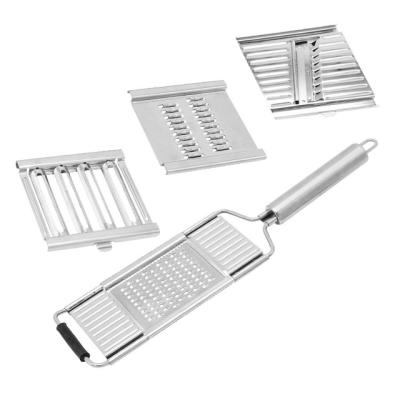 China NEW Viable Multifunctional Vegetable Slicer Set Stainless Steel Vegetable Grater Cutter Fruit Slicer Grater Peeler Kitchen Accessories for sale