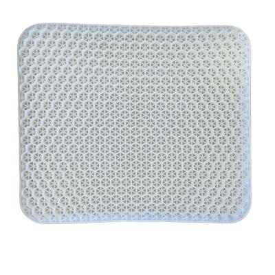 China 42*37*3.5cm Anti-static White Second-generation Double-layer Hexagonal Honeycomb Gel Cushion To Reduce Body Pressure for sale