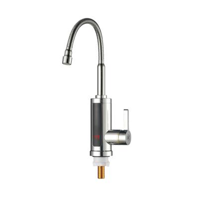 China Hotel Kitchen Faucet Water Heater 220V 3000W Electric EU Plug Water Heater Digital Display for sale